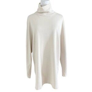 COS Cream Turtleneck Sweatshirt